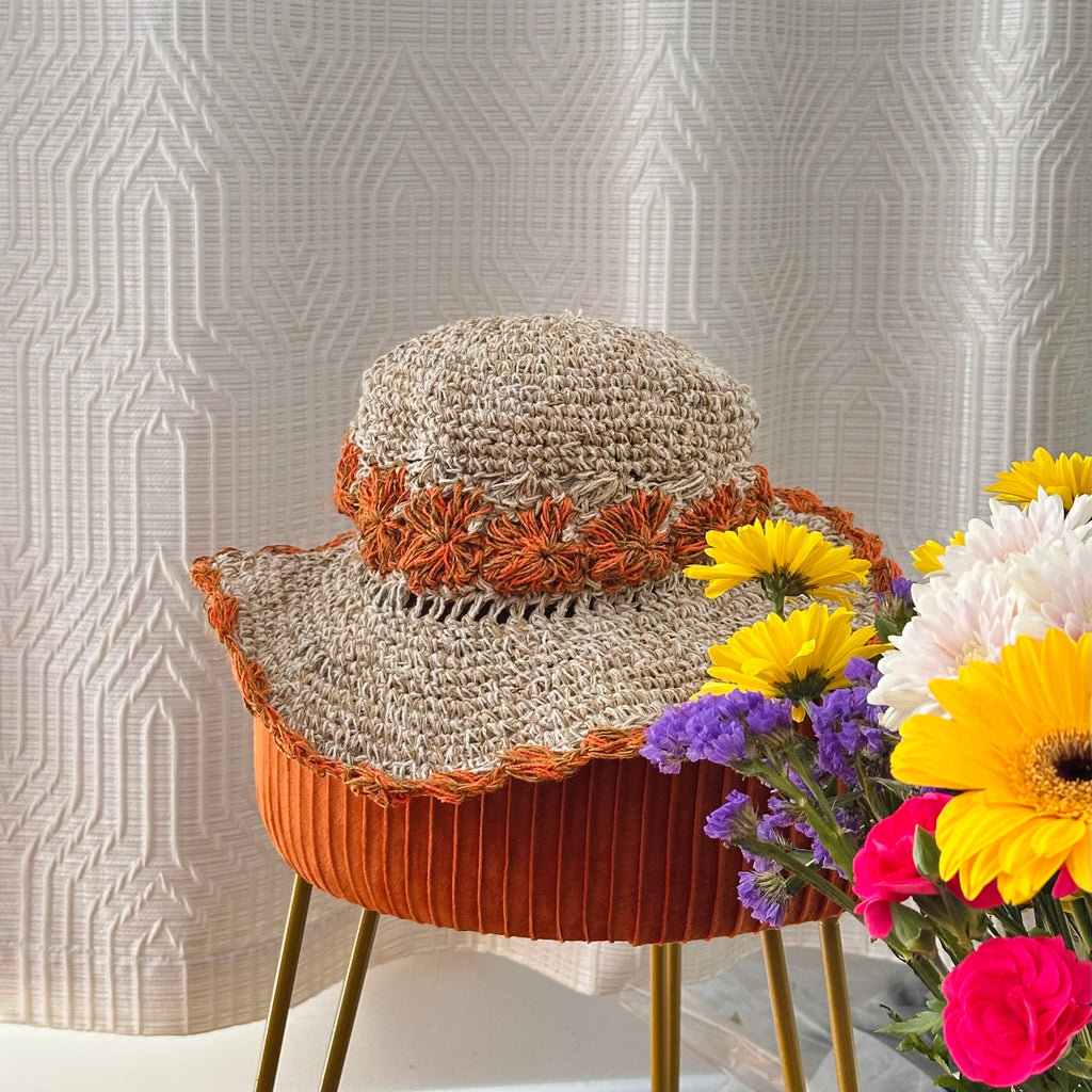 Handmade Sun Hat – Fair Trade Organic Hemp & Cotton, Adjustable Brim